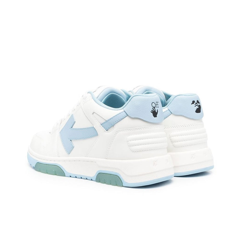 OFF WHITE Out Of Office Leather Sneakers 'White Blue'