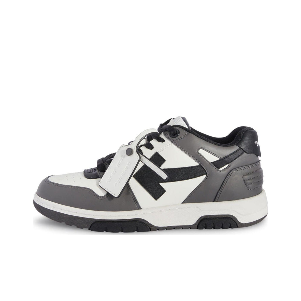 OFF WHITE Out Of Office Ooo Low Tops Dark Gray Black